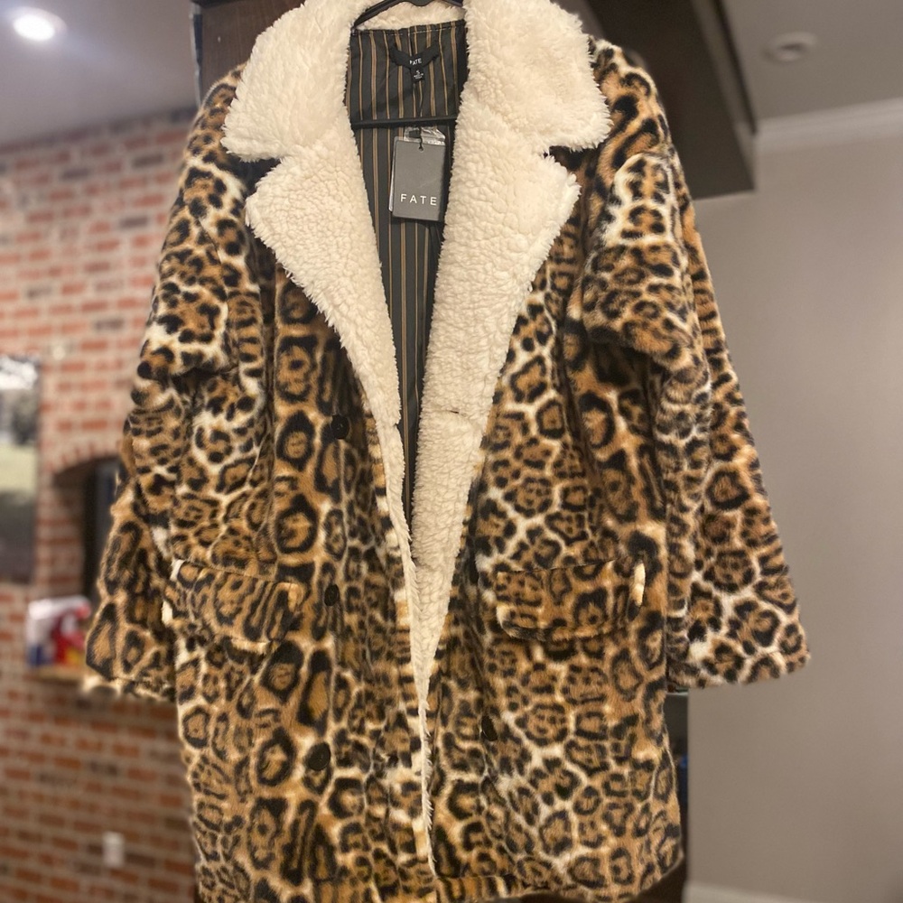 Fate cheetah Print Women's Coat